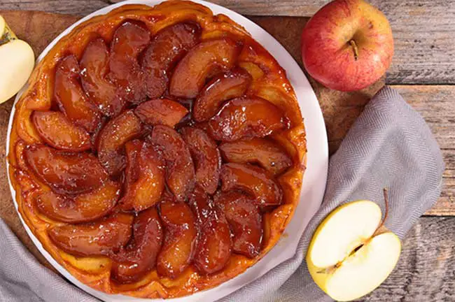 Tarte tatin aux pommes Plat et Recette recette légère ww