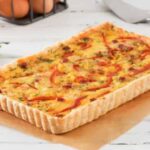 Quiche au poivron et chorizo facile au thermomix