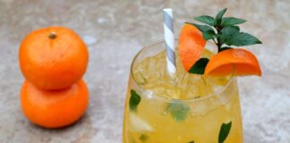 Cocktail à la mandarine