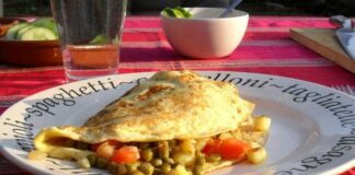 Omelette aux légumes Weight watchers