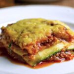 Lasagne de courgettes légère