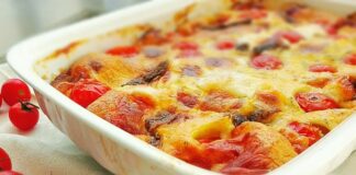 Clafoutis aux tomates cerises avec Thermomix