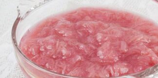 Compote de rhubarbe avec Thermomix