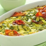 Clafoutis aux courgettes et jambon Weight Watchers