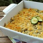 crumble de courgettes au chévre Weight Watchers