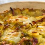 Poireaux en tartiflette légère