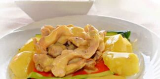 Poulet aux légumes à la sauce suprême WW