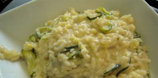 Risotto aux courgettes et aux champignons avec Thermomix