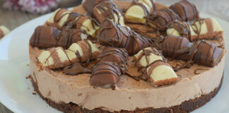 Cheesecake Kinder Bueno au Thermomix