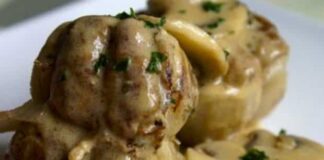 paupiettes de veau aux champignons légères