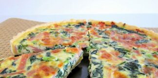 quiche aux épinards et boursin WW