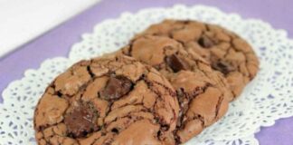 Cookies croquants double chocolat au Thermomix