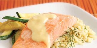 saumon à la sauce hollandaise avec Thermomix