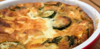 Clafoutis de courgettes au chèvre avec Thermomix