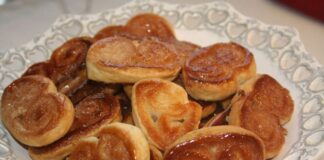 palmiers au caramel beurre salé avec Thermomix