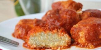 boulettes de ricotta à la sauce tomate WW