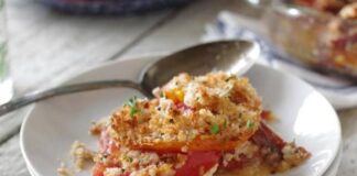 Gratin de tomates au chèvre WW