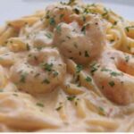 Spaghettis aux crevettes au Thermomix