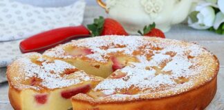 clafoutis léger aux fraises WW