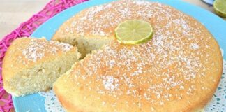 Gâteau au lait de coco et citron vert au Thermomix