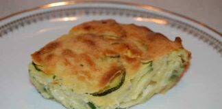 Invisible aux courgettes et parmesan WW