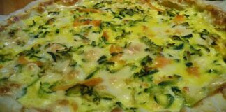 Quiche saumon et courgettes WW