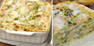 Lasagnes aux courgettes et au jambon avec Thermomix