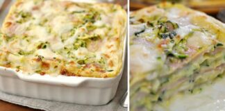 Lasagnes aux courgettes et au jambon WW