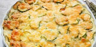 Quiche sans pâte aux courgettes WW