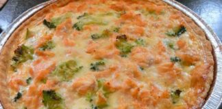 Quiche au Saumon Frais et Brocoli WW