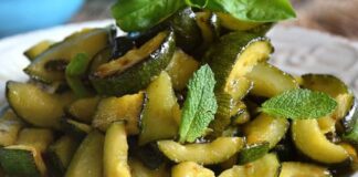 courgettes à l'aigre-douce WW