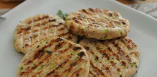 galettes de poulet aux courgettes au Thermomix