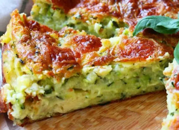 Quiche Sans P Te Aux Courgettes Et Feta Plat Et Recette