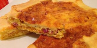 quiche légère au potimarron WW