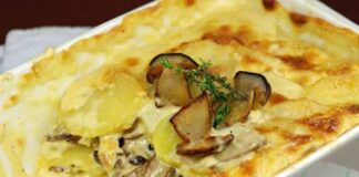 gratin dauphinois aux champignons WW