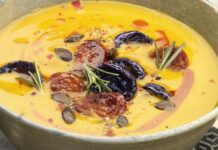 velouté de potiron au chorizo WW