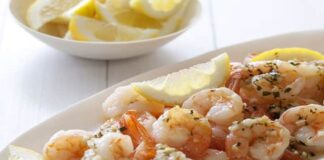 Crevettes Sautées à l'Ail et au Citron WW