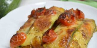 Lasagnes de Courgettes au Jambon et Tomates Cerises WW