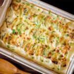 Courgettes et pommes de terre gratinées