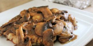 Poulet sauté aux champignons