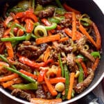 Wok de boeuf aux légumes