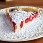 Tarte sans pâte au fromage blanc et framboises