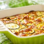 Gratin de pomme de terre courgette et fromage