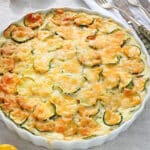 Tarte aux courgettes et cheddar au Thermomix