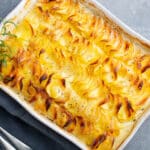 gratin de pomme de terre et saumon