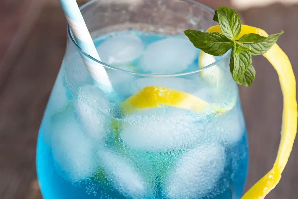 Cocktail Blue Lagoon Au Thermomix Boisson 