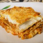 Lasagnes au chou-fleur et viande hachée