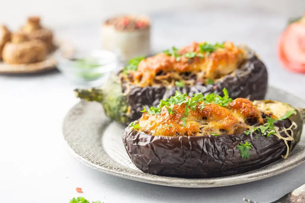 Les meilleures aubergines farcies au fromage