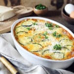 Clafoutis de courgettes au fromage de chèvre