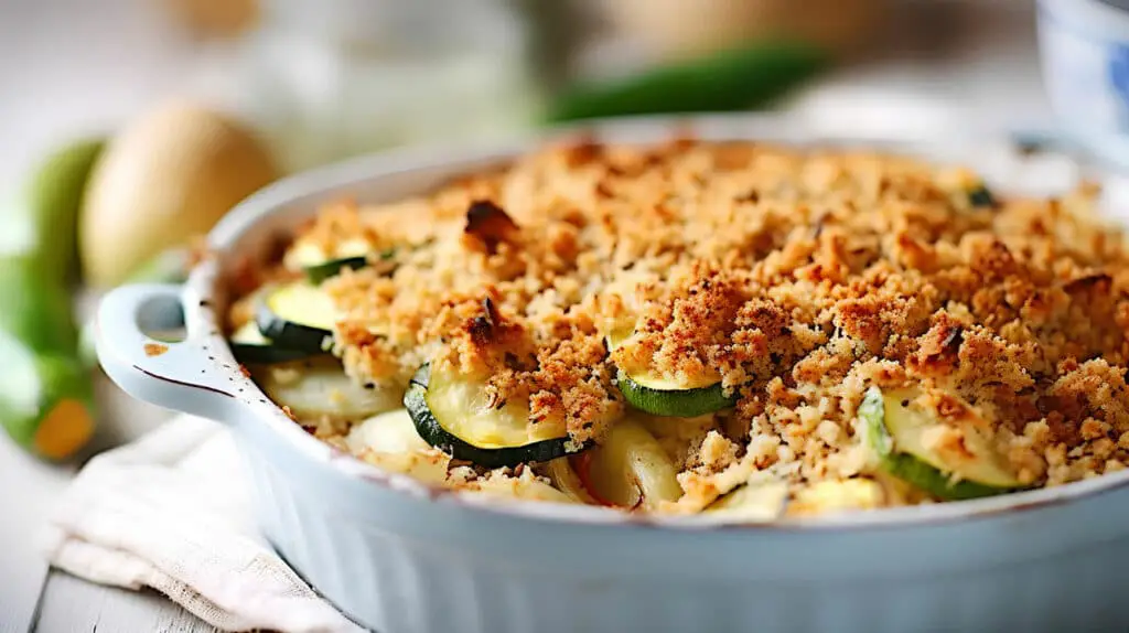 crumble de courgette